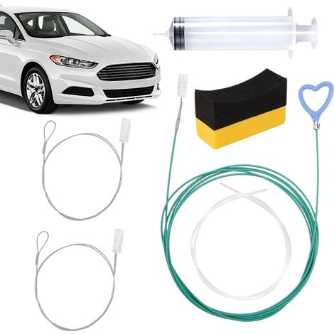 Sunroof Nettoyeur de vidange de voiture, 300 cm, outil de nettoyage pour tuyau flexible de véhicule, évacuation de toit ouvrant, condensat de climatisation, camion, SUV - Accessoires (1/5)