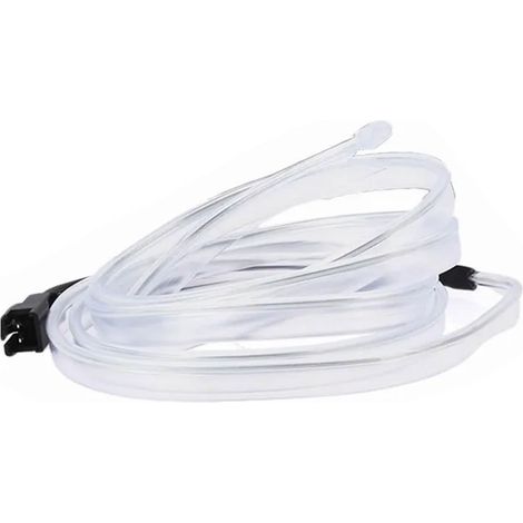 Ruban LED intérieur voiture 3m flexible câble USB éclairage néon ambiance bleu glacé universel unique (1/5)