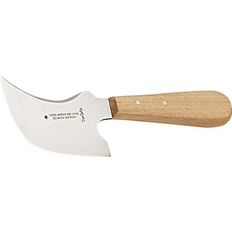 Navaja de plomo Don Carlos hoja L.100mm cuarto de luna brillante mango H