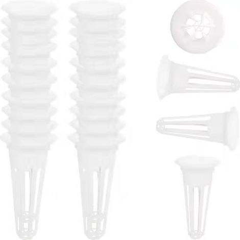 Chaque boîte contient 50 paniers de plantation, adaptés à l'hydroponie, des paniers de plantation ronds pour légumes hydroponiques, compatibles avec les machines de plantation AeroGarden. (1/3)
