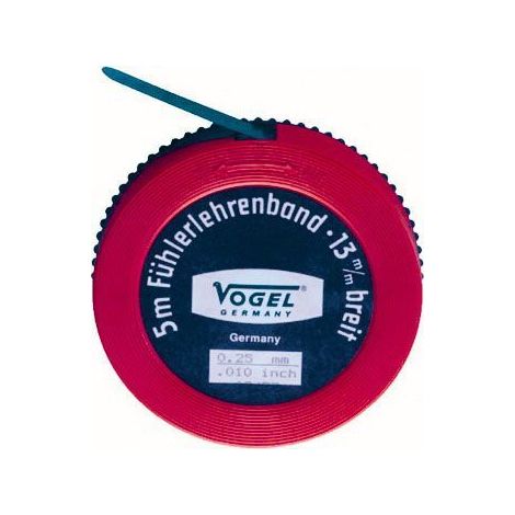 Rollo fleje calibrado 5 m x 12,7 mm (espesor 0,9 mm) VOGEL