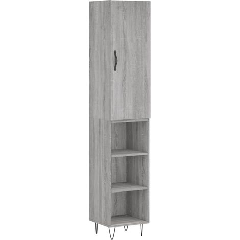 Aparador-cómoda-mueble-organizador-cocina-salón-salón-alto-Sonoma-345x34x180cm-madera-ingeniería-gris-020035310