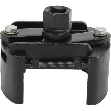 U-förmiger Ölfilterschlüssel, 2 Backen, verstellbar, aus Stahlguss, universell für Kraftstofffilter von 80 bis 105 mm (1/5)