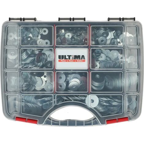 Arandelas ultima nfe 25513 acero zincado 1020 piezas
