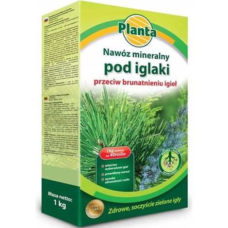 Engrais minéral contre le brunissement des aiguilles 1 kg Granulé pour conifères