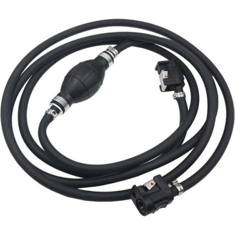 Kit Connecteurs Reservoir Carburant - Tuyau PPR Diametre Interieur 8 mm - Pour Moteur Bateau Hors-Bord - Longueur Totale 3 1 M (1/4)