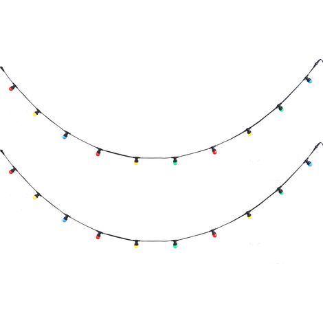 QAZQA Guirnalda de luces negra conectable 10m con enchufe incl. (1/5)