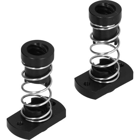 4 écrous POM,2 ressorts,anti-jeu,tige filetée T8 8mm,pour imprimante 3D CR10 Ender 3 (1/5)