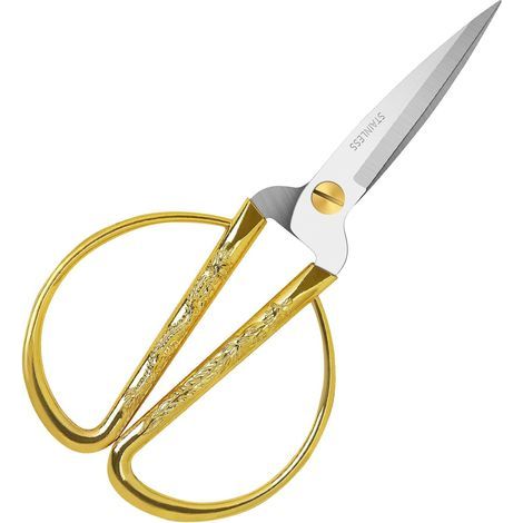 Forbici appuntite, super affilate, taglio preciso, manico largo, 17 cm (1/5)