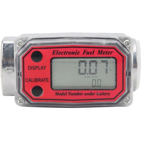 Digitaler Kraftstoffdurchflussmesser für Diesel, Kerosin, Chemikalien, Benzin, Turbinenpumpen, DC 2,3–3,3 V
