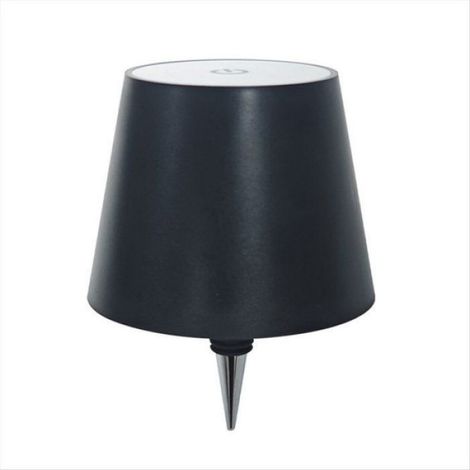 Lampe Pour Bouteille - LED Sans Fil Tactile RGBW - Pour Vin Whisky Champagne - Noir - 1 Pièce (1/5)