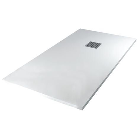 Receveur de douche résine de synthèse Mina blanc 80x180 (1/2)