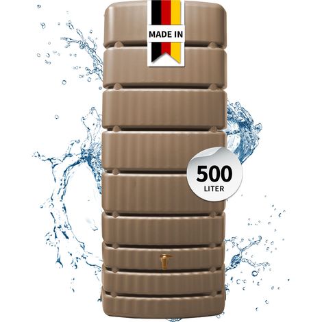 4rain SLIM Wandtank 500 Liter taupe