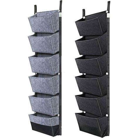 6 Poches Sacs De Culture Suspendus, Suspension Verticale Jardinière Murale Sac De Pot De Fleurs Pour La Décoration De La Maison Du Jardin De La Cour (1/4)
