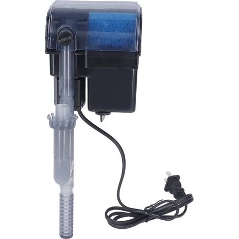 Filtre pour aquarium 10 W 3 en 1, petit filtre silencieux, pompe de filtration externe cascade CN 220 V (1/5)