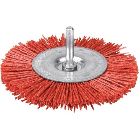 Spazzola Circolare in Nylon Rosso 75 4500