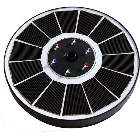 Heissner Solar-Insel Teichpumpen-Set ca.150 l/h mit LED (1/3)