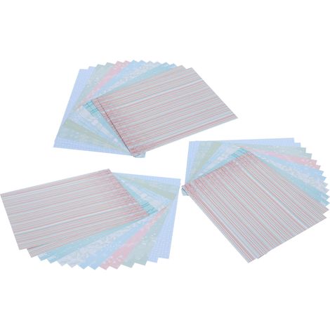 42Pcs DIY Journal Background Paper Photo Album Decorative Accessories Multi Pattern (1/5)