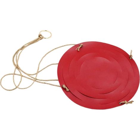 Support suspendu pour pots de fleurs, décoration pour patio, balcon ou jardin, panier suspendu pour plantes en pot-Red (1/5)