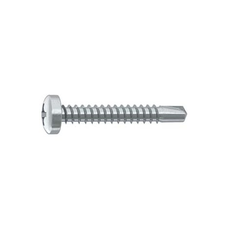 VITE AUTOPERFORANTE TC CAVA PH IN ACCIAIO ZINCATO BIANCO- - ø mm.3,9x38 - 500 pezzi AMBROVIT