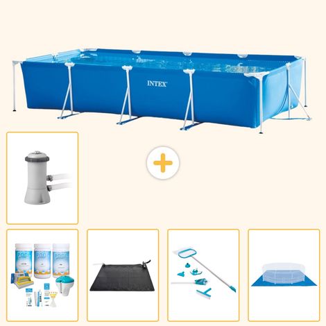 Intex Piscine Tubulaire Rectangulaire - 450x220x84 cm - 6-pièces  S20844 (1/5)