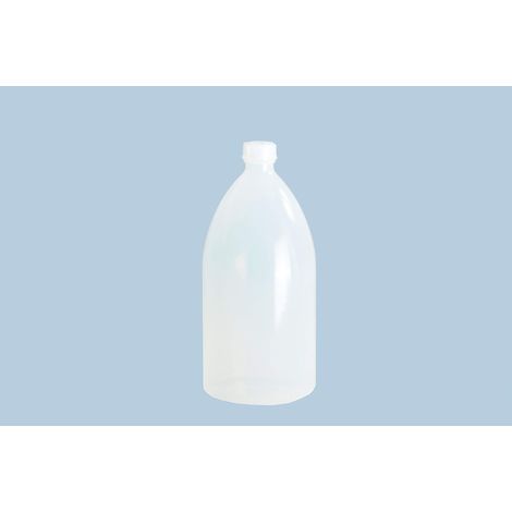 Bouteilles en plastique à remplir avec bouchon à vis en LD-PE incassables et alimentaires 2000 ml transparentes Naturel (1/2)