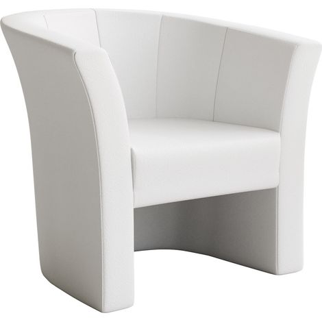 Fauteuil Meriden 100, Soft 017, 76x71x65cm, Faux cuir, 0