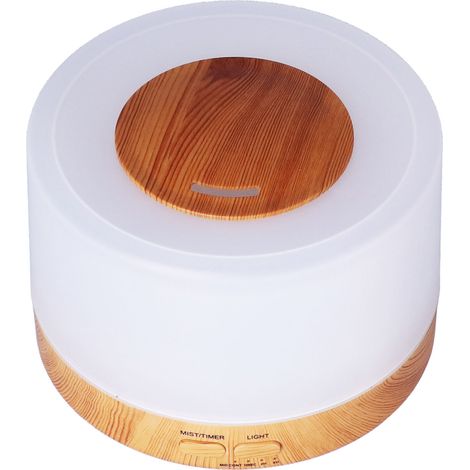 Diffuseur d'arômes 500 ml avec télécommande, boîtier ABS, spray coloré, humidificateur de parfum pour la maison, prise 100-240 V.