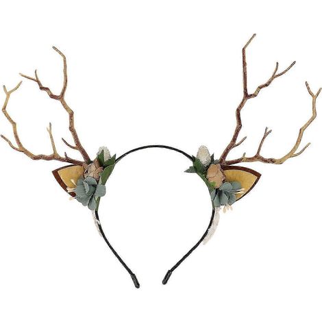 accessoire décoratif pour cheveux, serre-tête de Noël en forme de bois de renne, accessoire de coiffure festif (1/5)