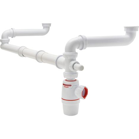 Siphon Lavabo Néo Air Ø32 mm avec Prise Machine à Laver (1/4)