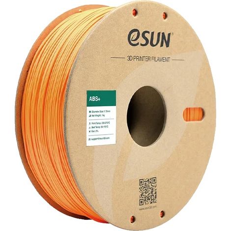 Filamento per stampante 3D, materiale ABS, design anti-groviglio, arancione (1/2)