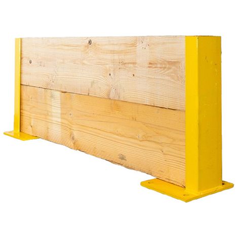 50 Protezione bordo in legno - Lunghezza 1200 mm - Altezza 450mm - AG400-0035/50 (1/3)