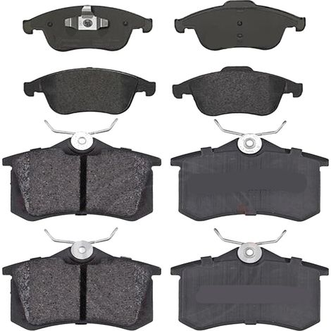 KIT PASTIGLIE FRENO ANTERIORI E POSTERIORI compatibile con RENAULT LAGUNA III (BT0/1) / PASTIGLIE FRENANTI AUTO OEM P 68 029,P 59 042 / SOSTITUZIONE DIRETTA / BASSA POLVERE / SILENZIOSO