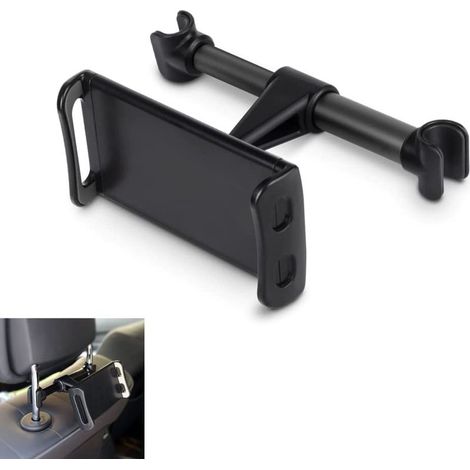 Support Tablette Voiture. Porte Tablette Téléphone Voiture pour Appui-tête avec Universel Rotation 360° pour tablettes (1/5)