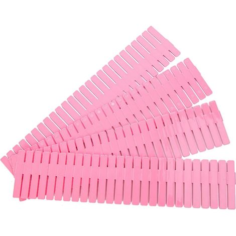 Schubladeneinteiler aus Kunststoff 32 4x7cm Rosa Organizer