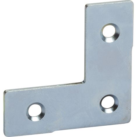 ANGOLO DI RINFORZO ZINCATO  mm. 50x50 (100 pz.)