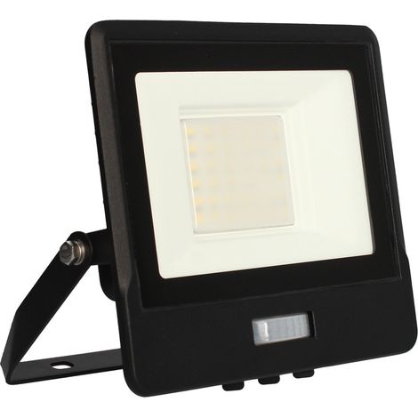 Foco de pared ALTO - 30W, 4000K, 2510lm, Negro - Detector IR ARLUX LIGHTING