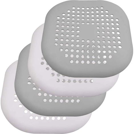 Crépine de vidange en silicone, crépine de douche, récupérateur de cheveux pour baignoire