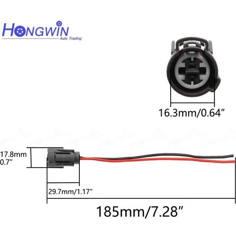 Honda Coolant Fan Temperature Sensor Connector 37870-PJ7-003 (1/4)