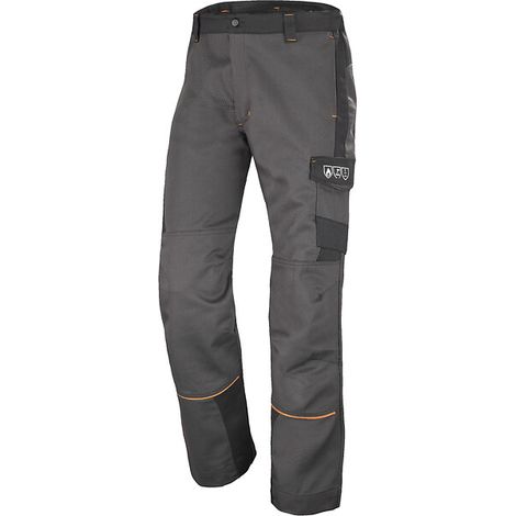 Pantalon Konekt Classe 2 Noir / Gris charcoal - Cepovett (1/3)