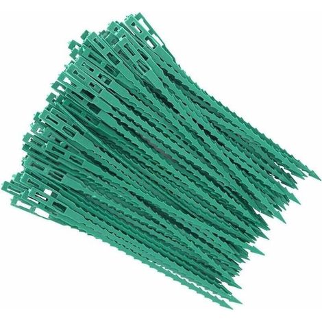 80 Pcs Accroche-Tuteurs pour Tomates Arbres Tuteurs de Plantes Attache et Soutien Réglable pour Plantes Serre-câble Lien en Plastique pour Jardinage Bricolage (1/4)