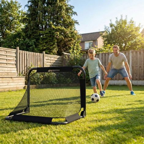 Équipement d'entraînement de football pop-up portable 3 x 2 pieds avec filet (1/5)