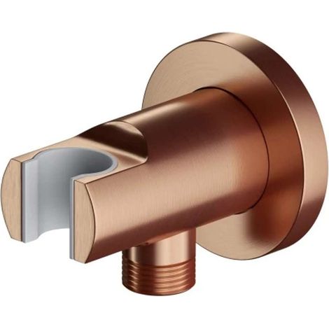 OMNIRES - Presa d'acqua a muro con supporto, rame spazzolato 8873CPB (1/2)