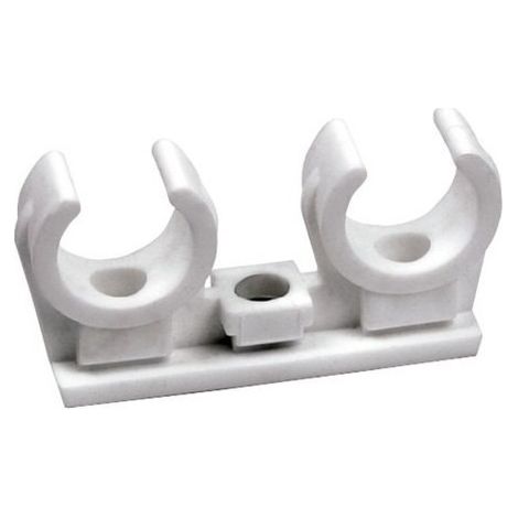 M6 Double Clip Clamp M6 12 à 28 mm plastique Taille: 16-18 mm