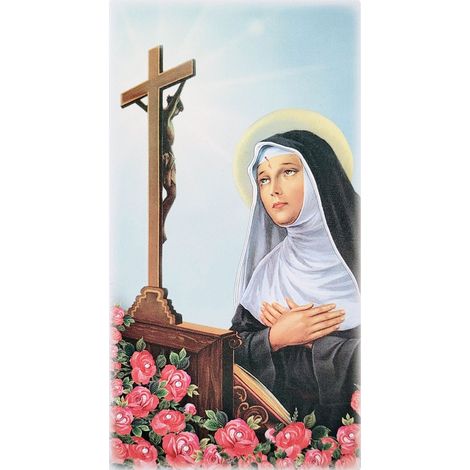 Santa Rita dipinta su legno  Dimensioni: 9x18 cm  Codice articolo: ESF189284 (1/2)