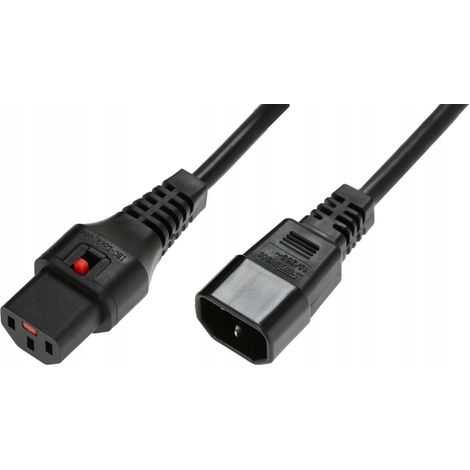 MicroConnect C13 IEC Lock a macho C14 3 x 1,00 mm² 2 m