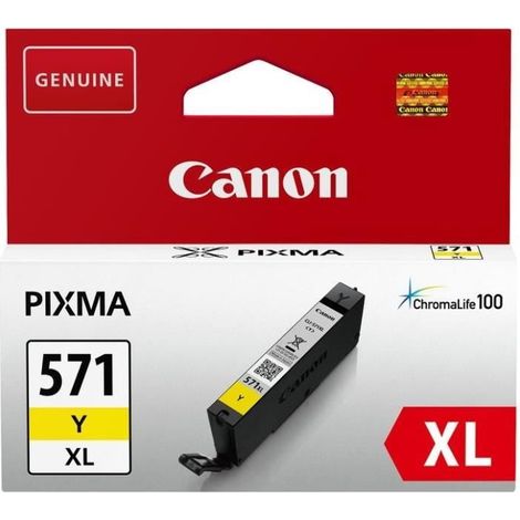 CANON Cartouche dencre a Haut rendement CLI-571XL Y - Jaune