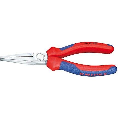 KNIPEX 30 15 160 Pinza per meccanica - a becchi lunghi con manici comfort cromata 160 mm