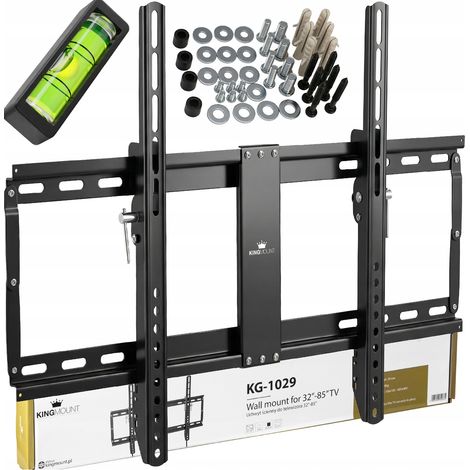 Support mural pour téléviseur King Mount KG-1029, compatible avec les écrans de 32 à 85 pouces (600 x 400 mm) (1/5)