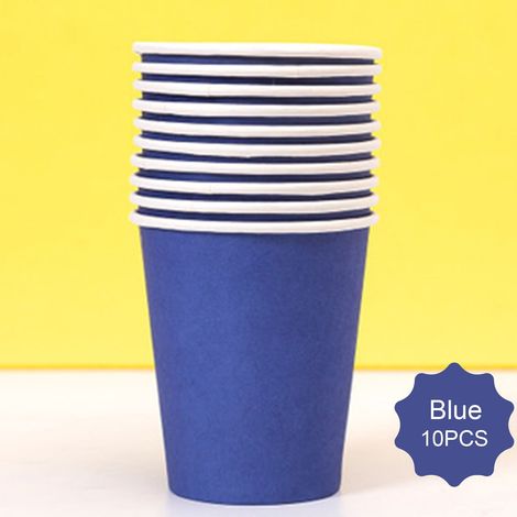 Gobelets En Papier - 9 Oz - 10 Pièces Par Paquet - Pour Fêtes Et Activités Créatives - 15 Couleurs Disponibles (1/4)